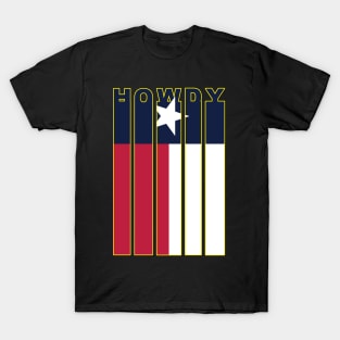 Howdy Texas Flag T-Shirt